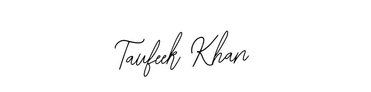 It looks lik you need a new signature style for name Taufeek Khan. Design unique handwritten (Bearetta-2O07w) signature with our free signature maker in just a few clicks. Taufeek Khan signature style 12 images and pictures png