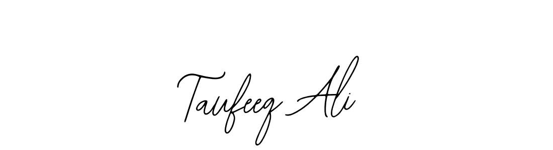 How to make Taufeeq Ali signature? Bearetta-2O07w is a professional autograph style. Create handwritten signature for Taufeeq Ali name. Taufeeq Ali signature style 12 images and pictures png