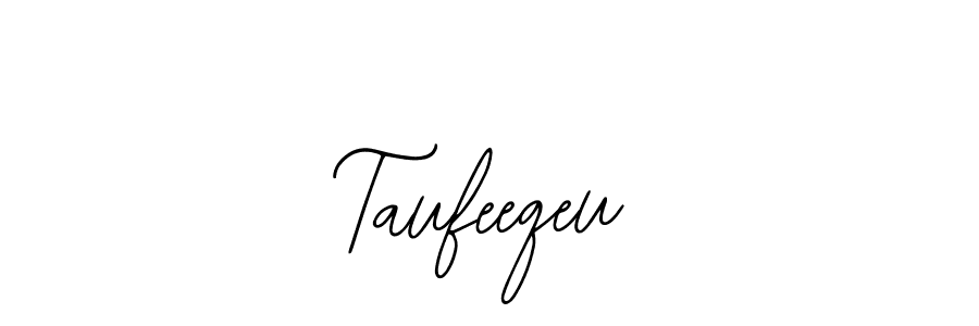 The best way (Bearetta-2O07w) to make a short signature is to pick only two or three words in your name. The name Taufeeqeu include a total of six letters. For converting this name. Taufeeqeu signature style 12 images and pictures png