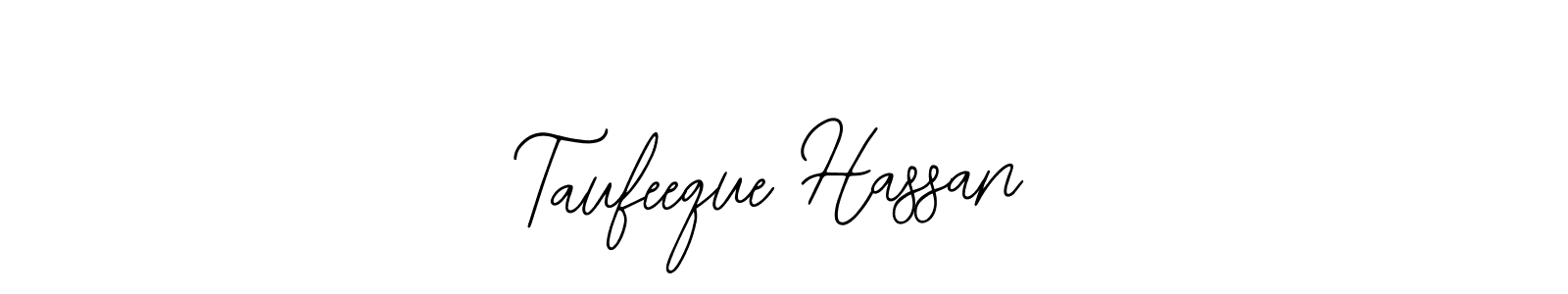 It looks lik you need a new signature style for name Taufeeque Hassan. Design unique handwritten (Bearetta-2O07w) signature with our free signature maker in just a few clicks. Taufeeque Hassan signature style 12 images and pictures png