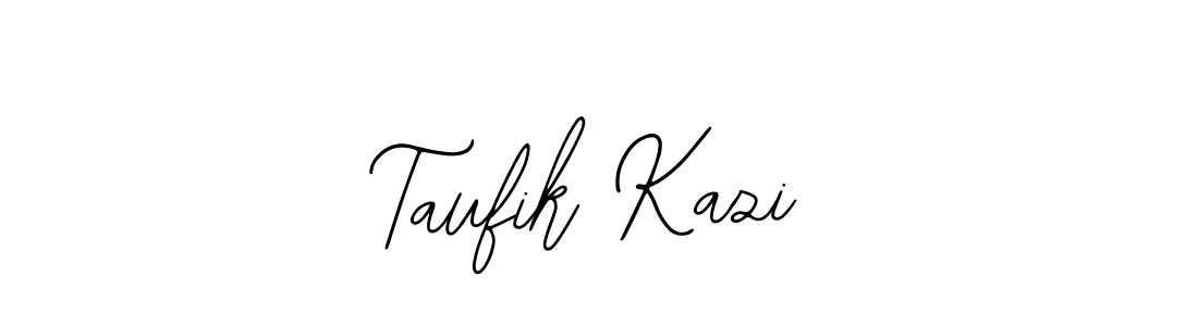 Bearetta-2O07w is a professional signature style that is perfect for those who want to add a touch of class to their signature. It is also a great choice for those who want to make their signature more unique. Get Taufik Kazi name to fancy signature for free. Taufik Kazi signature style 12 images and pictures png