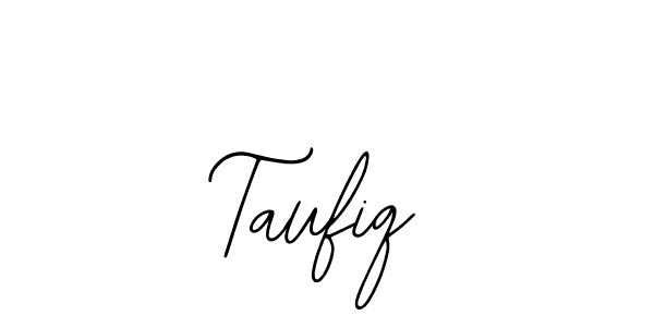 The best way (Bearetta-2O07w) to make a short signature is to pick only two or three words in your name. The name Taufiq include a total of six letters. For converting this name. Taufiq signature style 12 images and pictures png