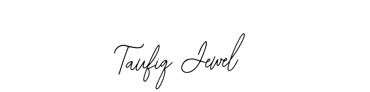 How to Draw Taufiq Jewel signature style? Bearetta-2O07w is a latest design signature styles for name Taufiq Jewel. Taufiq Jewel signature style 12 images and pictures png