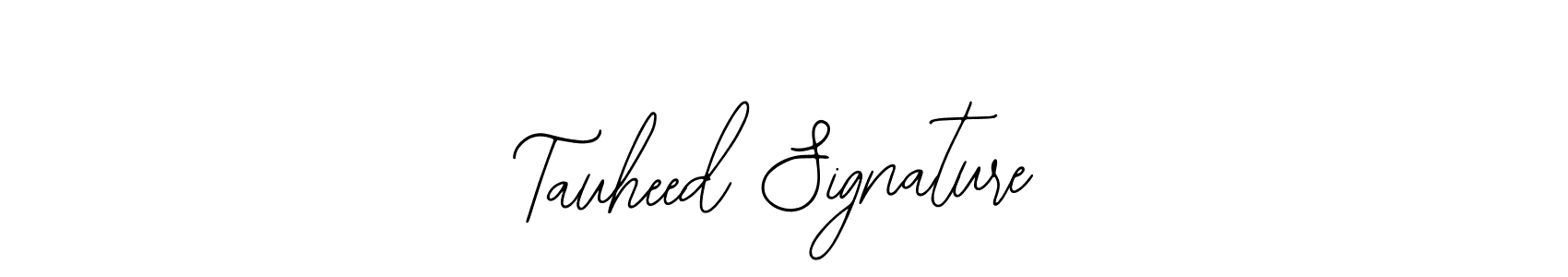 Make a short Tauheed Signature signature style. Manage your documents anywhere anytime using Bearetta-2O07w. Create and add eSignatures, submit forms, share and send files easily. Tauheed Signature signature style 12 images and pictures png
