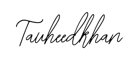 Make a beautiful signature design for name Tauheedkhan. Use this online signature maker to create a handwritten signature for free. Tauheedkhan signature style 12 images and pictures png