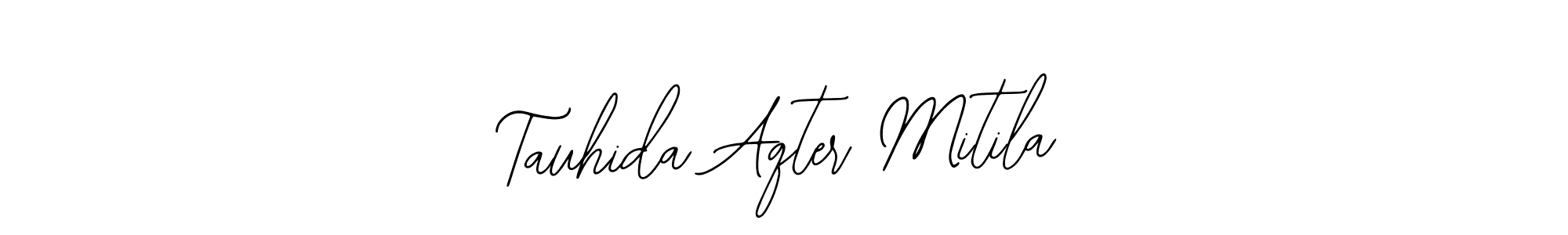 Once you've used our free online signature maker to create your best signature Bearetta-2O07w style, it's time to enjoy all of the benefits that Tauhida Aqter Mitila name signing documents. Tauhida Aqter Mitila signature style 12 images and pictures png