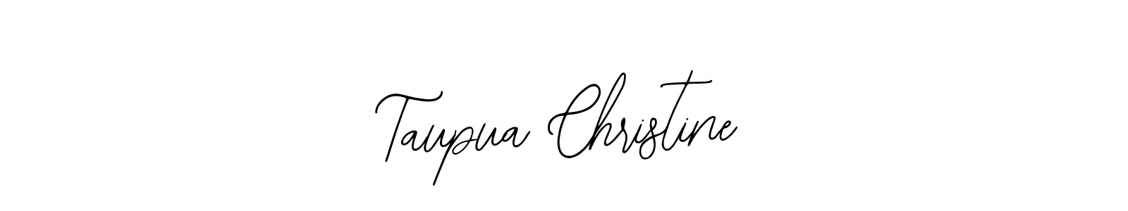 if you are searching for the best signature style for your name Taupua Christine. so please give up your signature search. here we have designed multiple signature styles  using Bearetta-2O07w. Taupua Christine signature style 12 images and pictures png
