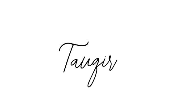 You should practise on your own different ways (Bearetta-2O07w) to write your name (Tauqir) in signature. don't let someone else do it for you. Tauqir signature style 12 images and pictures png