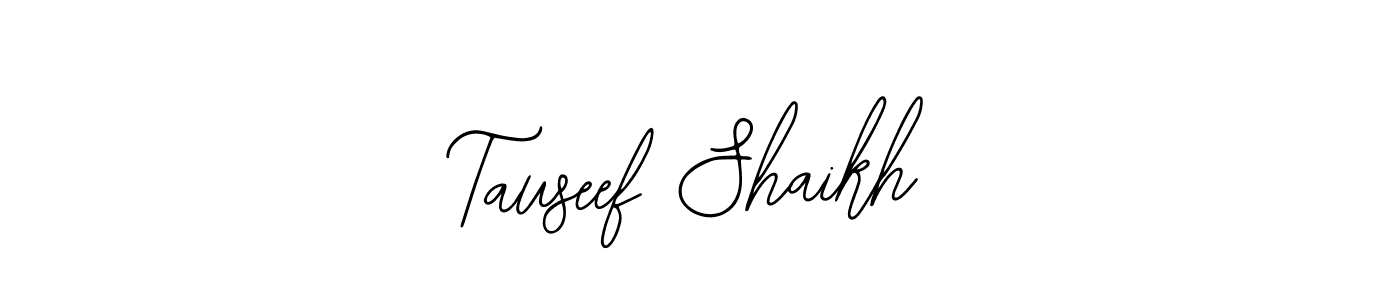 Design your own signature with our free online signature maker. With this signature software, you can create a handwritten (Bearetta-2O07w) signature for name Tauseef Shaikh. Tauseef Shaikh signature style 12 images and pictures png