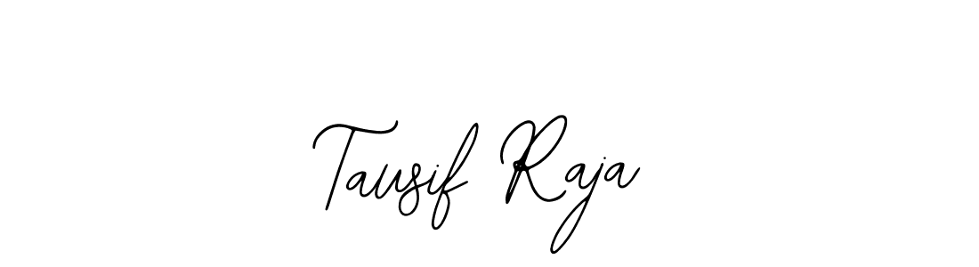 How to make Tausif Raja name signature. Use Bearetta-2O07w style for creating short signs online. This is the latest handwritten sign. Tausif Raja signature style 12 images and pictures png