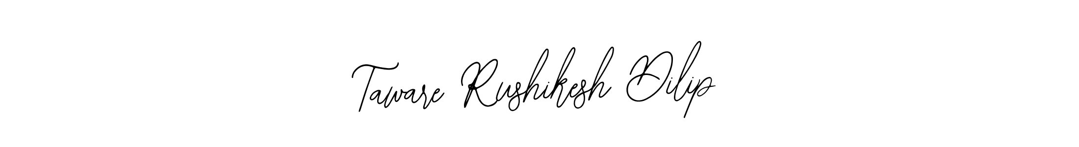 Use a signature maker to create a handwritten signature online. With this signature software, you can design (Bearetta-2O07w) your own signature for name Taware Rushikesh Dilip. Taware Rushikesh Dilip signature style 12 images and pictures png