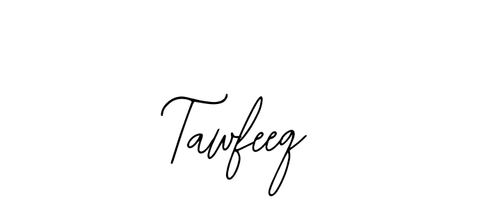 How to make Tawfeeq name signature. Use Bearetta-2O07w style for creating short signs online. This is the latest handwritten sign. Tawfeeq signature style 12 images and pictures png