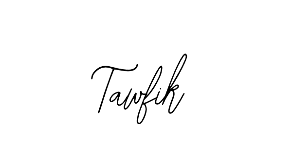 Bearetta-2O07w is a professional signature style that is perfect for those who want to add a touch of class to their signature. It is also a great choice for those who want to make their signature more unique. Get Tawfik name to fancy signature for free. Tawfik signature style 12 images and pictures png