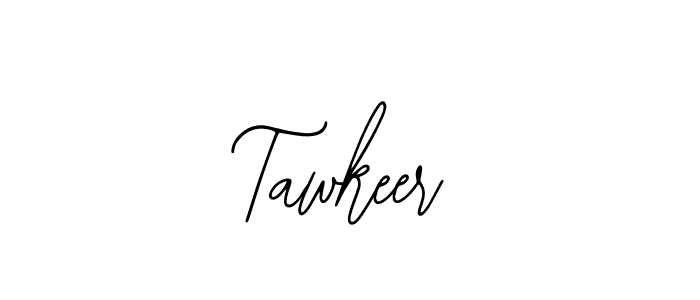 How to make Tawkeer name signature. Use Bearetta-2O07w style for creating short signs online. This is the latest handwritten sign. Tawkeer signature style 12 images and pictures png