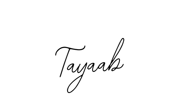 Design your own signature with our free online signature maker. With this signature software, you can create a handwritten (Bearetta-2O07w) signature for name Tayaab. Tayaab signature style 12 images and pictures png