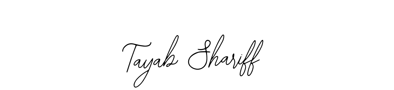 Make a beautiful signature design for name Tayab Shariff. Use this online signature maker to create a handwritten signature for free. Tayab Shariff signature style 12 images and pictures png