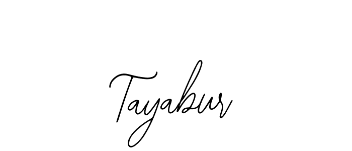 The best way (Bearetta-2O07w) to make a short signature is to pick only two or three words in your name. The name Tayabur include a total of six letters. For converting this name. Tayabur signature style 12 images and pictures png