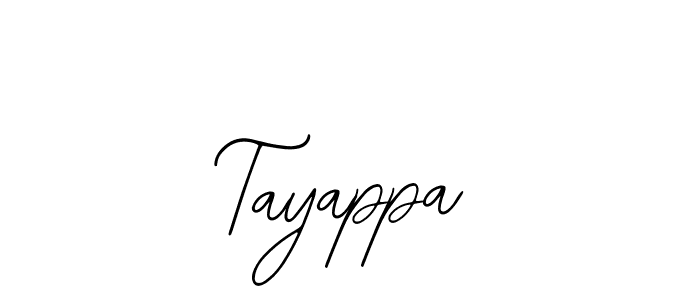 Use a signature maker to create a handwritten signature online. With this signature software, you can design (Bearetta-2O07w) your own signature for name Tayappa. Tayappa signature style 12 images and pictures png