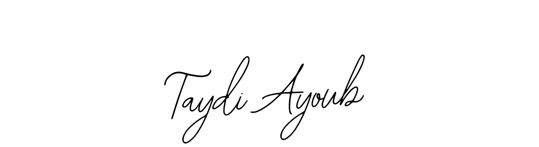It looks lik you need a new signature style for name Taydi Ayoub. Design unique handwritten (Bearetta-2O07w) signature with our free signature maker in just a few clicks. Taydi Ayoub signature style 12 images and pictures png