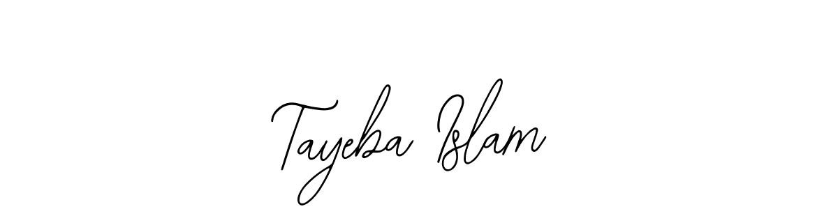 Make a beautiful signature design for name Tayeba Islam. Use this online signature maker to create a handwritten signature for free. Tayeba Islam signature style 12 images and pictures png