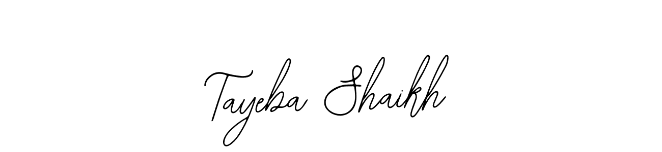 Similarly Bearetta-2O07w is the best handwritten signature design. Signature creator online .You can use it as an online autograph creator for name Tayeba Shaikh. Tayeba Shaikh signature style 12 images and pictures png