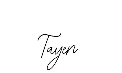 Use a signature maker to create a handwritten signature online. With this signature software, you can design (Bearetta-2O07w) your own signature for name Tayen. Tayen signature style 12 images and pictures png