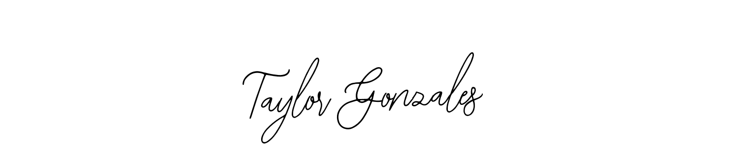 if you are searching for the best signature style for your name Taylor Gonzales. so please give up your signature search. here we have designed multiple signature styles  using Bearetta-2O07w. Taylor Gonzales signature style 12 images and pictures png