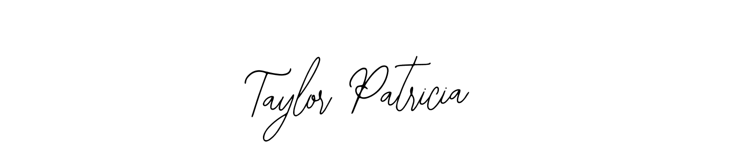 How to make Taylor Patricia name signature. Use Bearetta-2O07w style for creating short signs online. This is the latest handwritten sign. Taylor Patricia signature style 12 images and pictures png