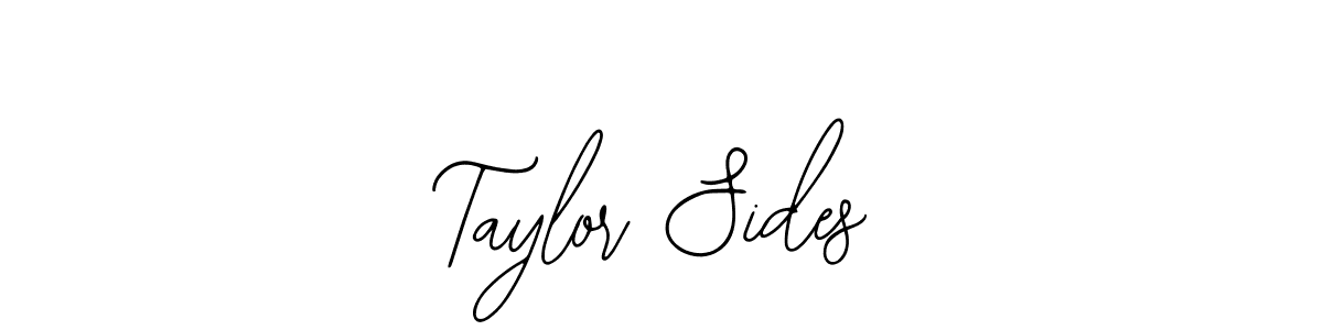 Design your own signature with our free online signature maker. With this signature software, you can create a handwritten (Bearetta-2O07w) signature for name Taylor Sides. Taylor Sides signature style 12 images and pictures png