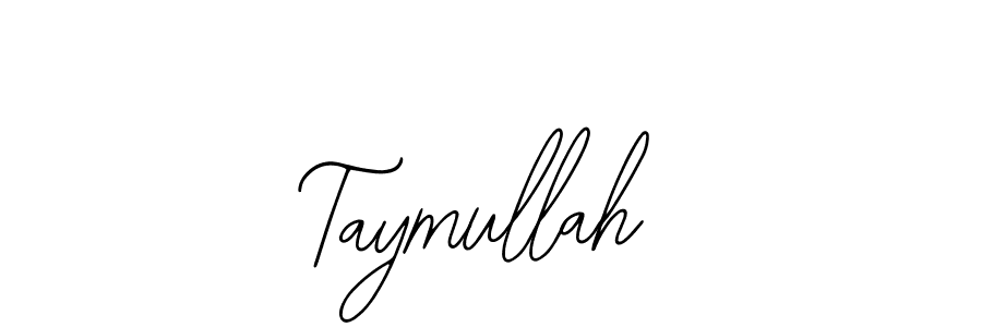 How to make Taymullah name signature. Use Bearetta-2O07w style for creating short signs online. This is the latest handwritten sign. Taymullah signature style 12 images and pictures png