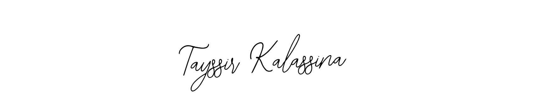 It looks lik you need a new signature style for name Tayssir Kalassina. Design unique handwritten (Bearetta-2O07w) signature with our free signature maker in just a few clicks. Tayssir Kalassina signature style 12 images and pictures png