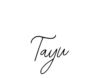 Design your own signature with our free online signature maker. With this signature software, you can create a handwritten (Bearetta-2O07w) signature for name Tayu. Tayu signature style 12 images and pictures png