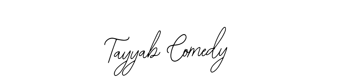 if you are searching for the best signature style for your name Tayyab Comedy. so please give up your signature search. here we have designed multiple signature styles  using Bearetta-2O07w. Tayyab Comedy signature style 12 images and pictures png