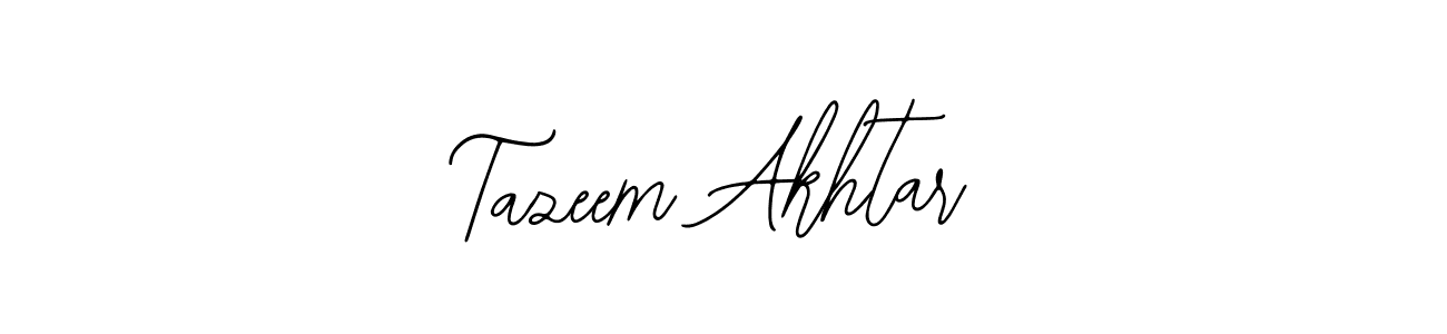 Make a beautiful signature design for name Tazeem Akhtar. With this signature (Bearetta-2O07w) style, you can create a handwritten signature for free. Tazeem Akhtar signature style 12 images and pictures png