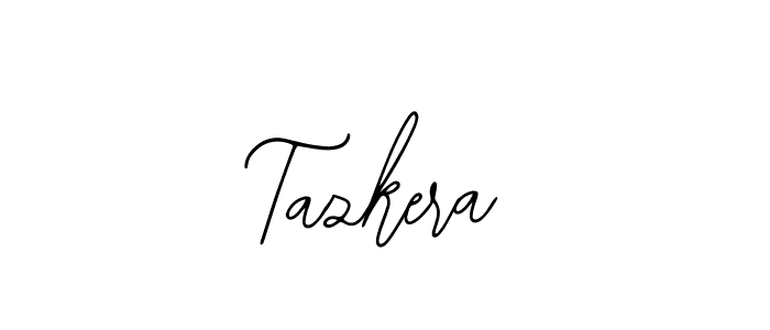 Use a signature maker to create a handwritten signature online. With this signature software, you can design (Bearetta-2O07w) your own signature for name Tazkera. Tazkera signature style 12 images and pictures png