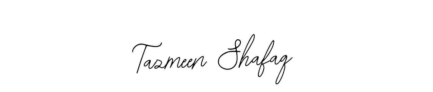 Also You can easily find your signature by using the search form. We will create Tazmeen Shafaq name handwritten signature images for you free of cost using Bearetta-2O07w sign style. Tazmeen Shafaq signature style 12 images and pictures png