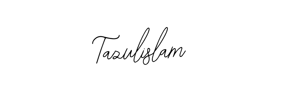 Use a signature maker to create a handwritten signature online. With this signature software, you can design (Bearetta-2O07w) your own signature for name Tazulislam. Tazulislam signature style 12 images and pictures png