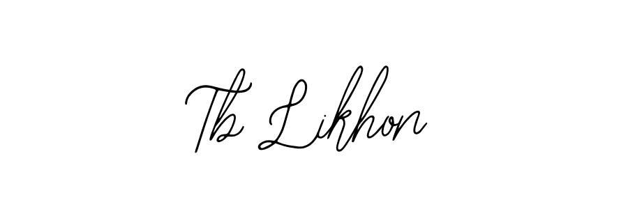 Make a beautiful signature design for name Tb Likhon. With this signature (Bearetta-2O07w) style, you can create a handwritten signature for free. Tb Likhon signature style 12 images and pictures png