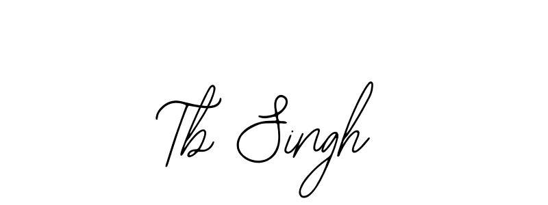 How to Draw Tb Singh signature style? Bearetta-2O07w is a latest design signature styles for name Tb Singh. Tb Singh signature style 12 images and pictures png