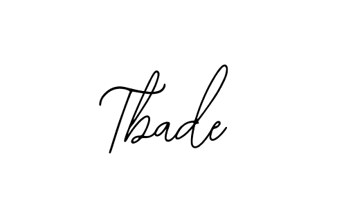 Also we have Tbade name is the best signature style. Create professional handwritten signature collection using Bearetta-2O07w autograph style. Tbade signature style 12 images and pictures png