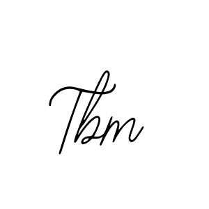 How to make Tbm name signature. Use Bearetta-2O07w style for creating short signs online. This is the latest handwritten sign. Tbm signature style 12 images and pictures png