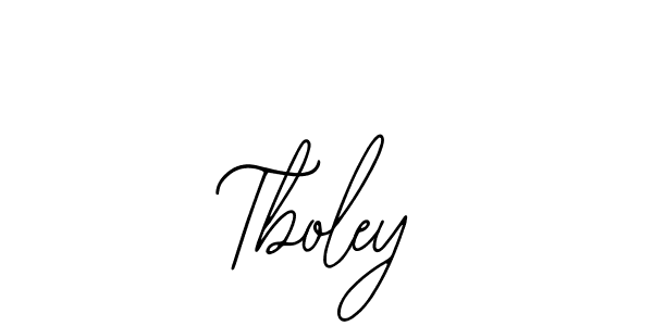 Use a signature maker to create a handwritten signature online. With this signature software, you can design (Bearetta-2O07w) your own signature for name Tboley. Tboley signature style 12 images and pictures png