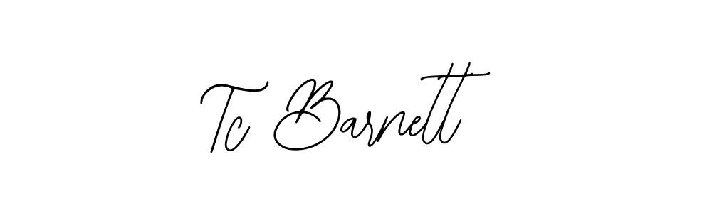 Design your own signature with our free online signature maker. With this signature software, you can create a handwritten (Bearetta-2O07w) signature for name Tc Barnett. Tc Barnett signature style 12 images and pictures png