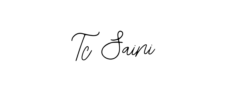 Create a beautiful signature design for name Tc Saini. With this signature (Bearetta-2O07w) fonts, you can make a handwritten signature for free. Tc Saini signature style 12 images and pictures png