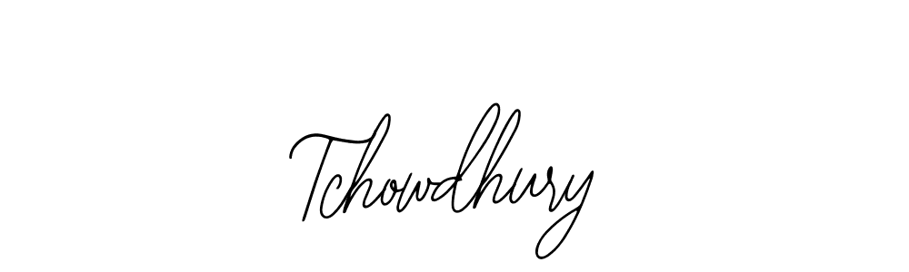 Also we have Tchowdhury name is the best signature style. Create professional handwritten signature collection using Bearetta-2O07w autograph style. Tchowdhury signature style 12 images and pictures png