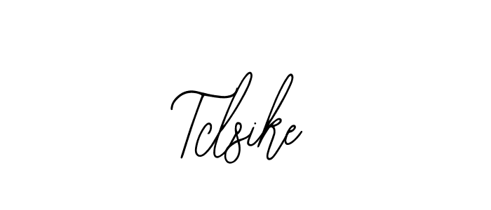 Use a signature maker to create a handwritten signature online. With this signature software, you can design (Bearetta-2O07w) your own signature for name Tclsike. Tclsike signature style 12 images and pictures png