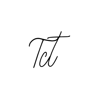 How to make Tct name signature. Use Bearetta-2O07w style for creating short signs online. This is the latest handwritten sign. Tct signature style 12 images and pictures png