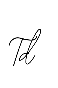 How to make Td signature? Bearetta-2O07w is a professional autograph style. Create handwritten signature for Td name. Td signature style 12 images and pictures png