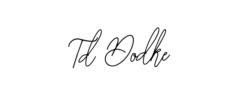 Here are the top 10 professional signature styles for the name Td Dodke. These are the best autograph styles you can use for your name. Td Dodke signature style 12 images and pictures png