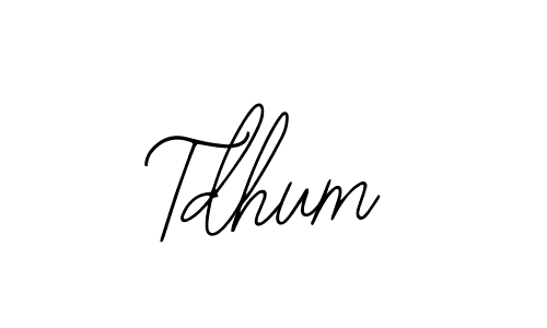 Also we have Tdhum name is the best signature style. Create professional handwritten signature collection using Bearetta-2O07w autograph style. Tdhum signature style 12 images and pictures png